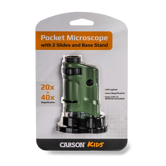 Carson LED LID Pocket Işıklı Mikroskop 20x 40x - 2