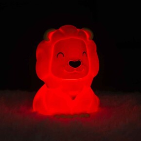 Dhink Silikon Gece Lambası Aslan Sarı - 6