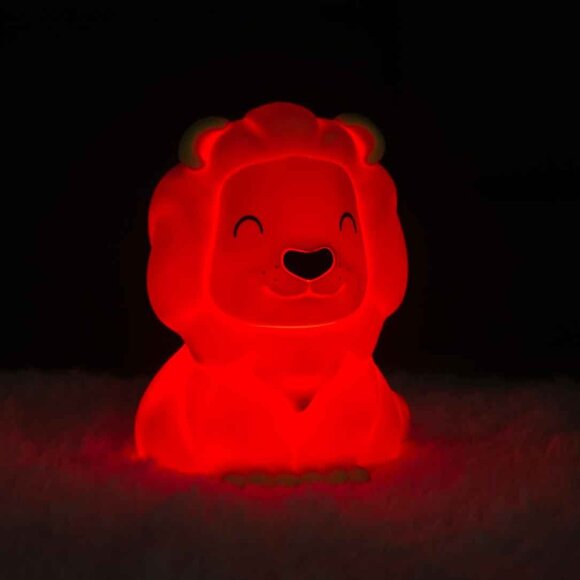 Dhink Silikon Gece Lambası Aslan Sarı - 6