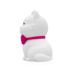 Dhink Silikon Gece Lambası Kedi Tosh Beyaz - 2