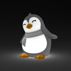 Dhink Penguen Silikon Şarjlı Gece Lambası - 5
