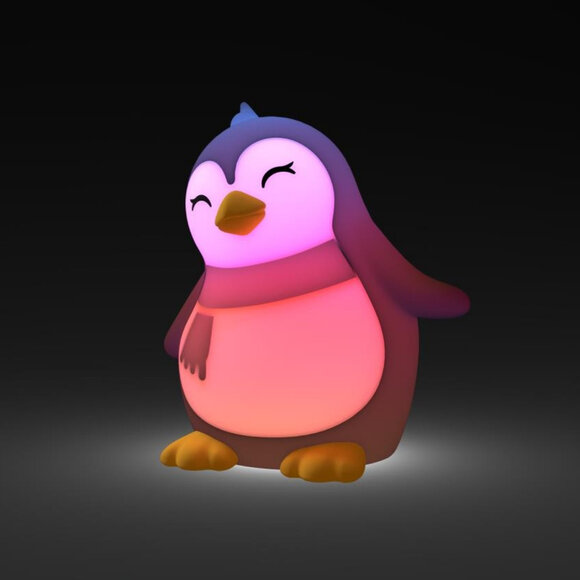 Dhink Penguen Silikon Şarjlı Gece Lambası - 2