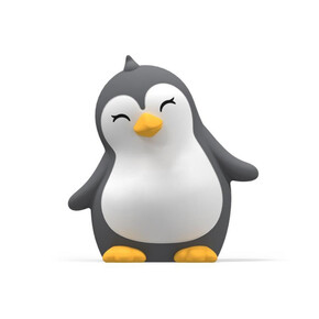 Dhink Penguen Silikon Şarjlı Gece Lambası - DHINK