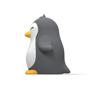 Dhink Penguen Silikon Şarjlı Gece Lambası - 4