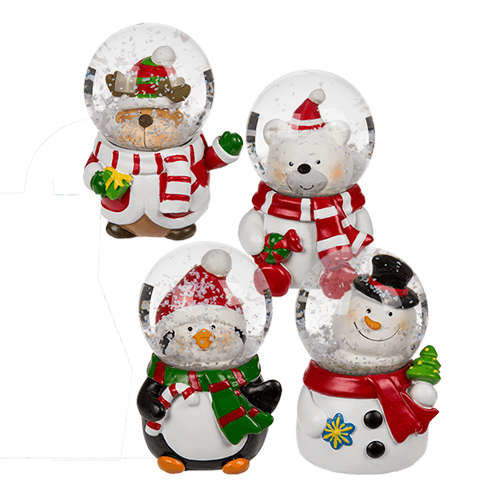 FIGURINE WITH SNOW GLOBE Kar Küresi Heykelcik - 1