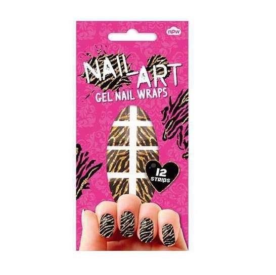 GEL NAIL WRAPS ZEBRA Tırnak Kaplaması - 1