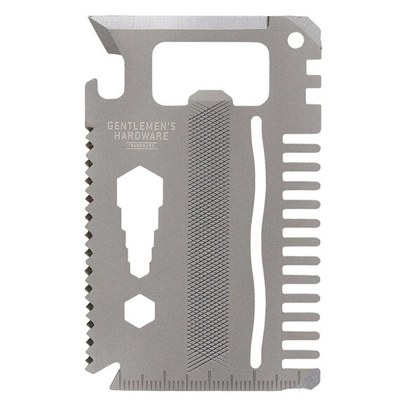 Gentelmens Hardware 15-in-1 Kredi Kartı Şeklinde Çok Fonksiyonlu Alet No267 - 3