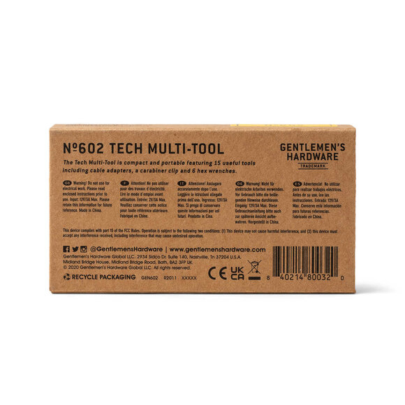Gentelmens Hardware TECH MULTI TOOL 15-in-1 Çok Amaçlı Alet No602 - 4