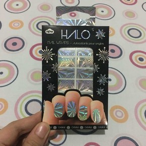 HALO NAIL WRAPS ORBITAL Gümüşi Tırnak Kaplaması Seti - 2