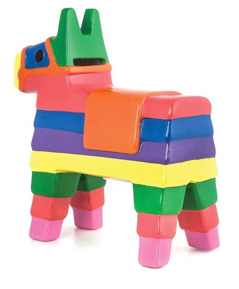 Kikkerland COIN BANK PINATA Çok Renkli Seramik Kumbara - 2