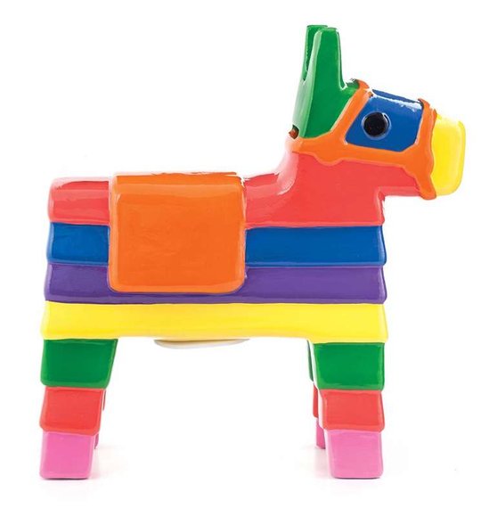 Kikkerland COIN BANK PINATA Çok Renkli Seramik Kumbara - 1