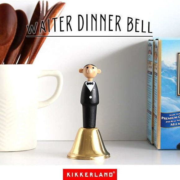 Kikkerland WAITER DINNER BELL Garson Yemek Zili - 4