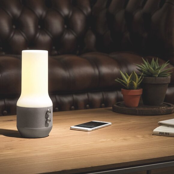 Lexon Terrace + Lamba BT Hoparlör Powerbank Metalik Gri LA134X - 4
