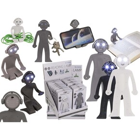 MEN BODY READING LAMP Led Okuma Lambası Gri - 4