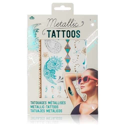 METALLIC JEWELLERY TATTOOS Geçici Metalik Mücevher Dövmeleri - 1