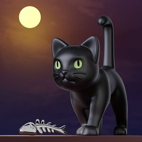 Metalmorphose Black Cat Anahtarlık - 6