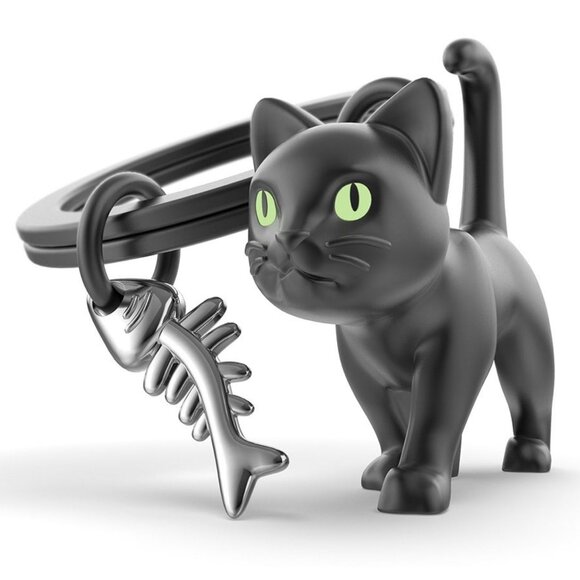 Metalmorphose Black Cat Anahtarlık - 1