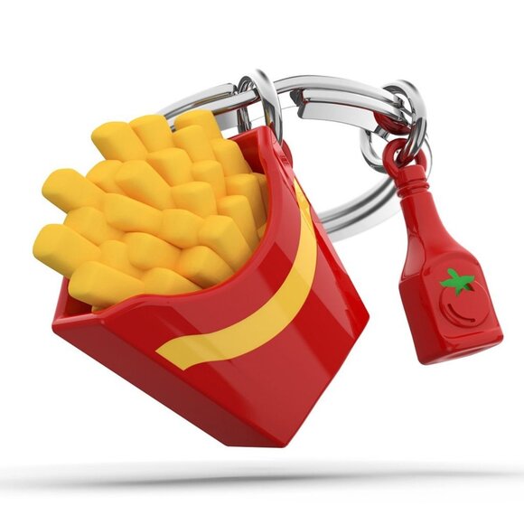 Metalmorphose French Fries ve Ketçup Anahtarlık - 1