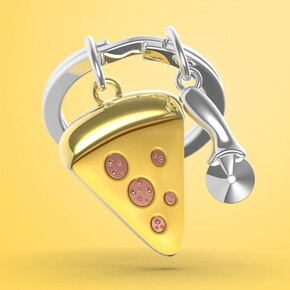 Metalmorphose Pizza Anahtarlık - 2