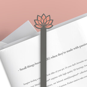 Metalmorphose Lotus Kitap Ayracı - 4