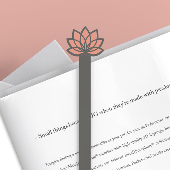 Metalmorphose Lotus Kitap Ayracı - 4