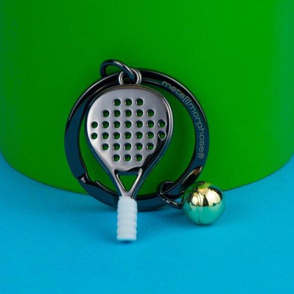 Metalmorphose Padel Tenis Anahtarlık Siyah - 3