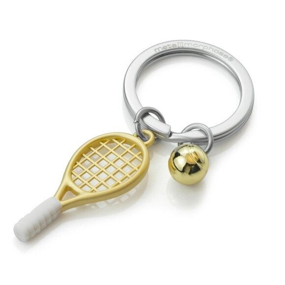 Metalmorphose Tenis Raketi Anahtarlık Gold - 1