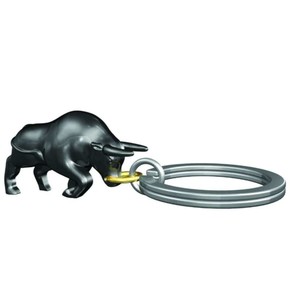Metalmorphose BUllring Boğa Anahtarlık Metalik Gri - 3