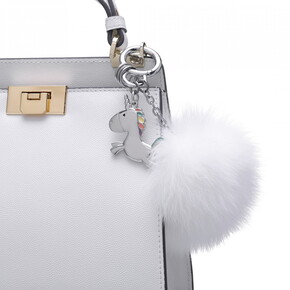 Metalmorphose UNicorn Lover Charm Pomponlu Anahtarlık - 3