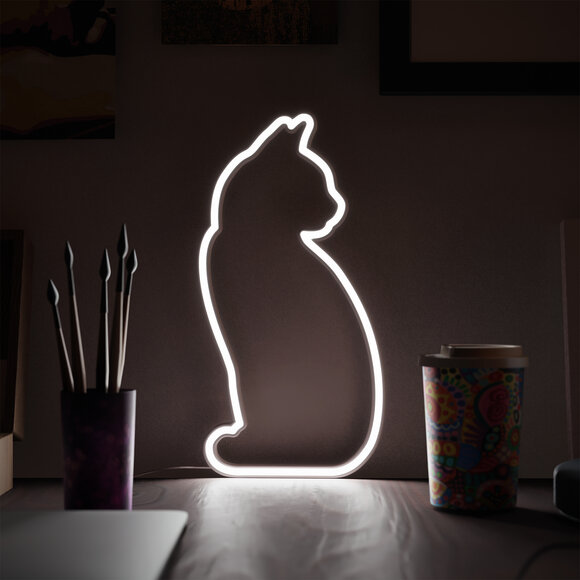 Just Mustard Cat Led Işık - 1