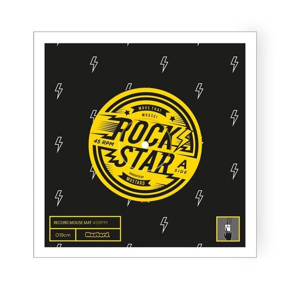 Mustard Rock N Roll Mousepad - 3