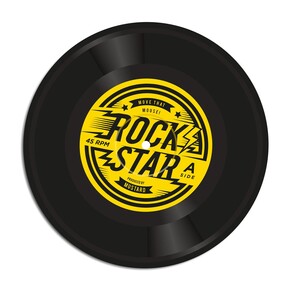Mustard Rock N Roll Mousepad - 2