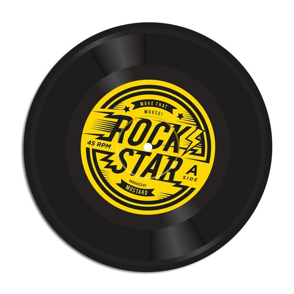 Mustard Rock N Roll Mousepad - 2
