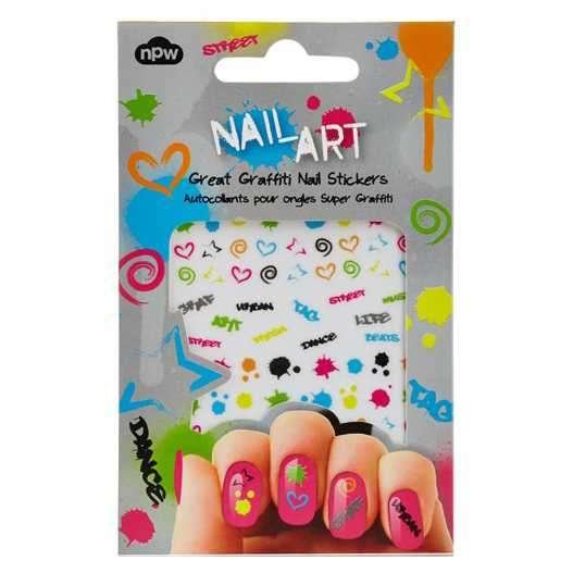 NAIL STICKER Great Graffiti Tırnak Çıkartması Seti - 1