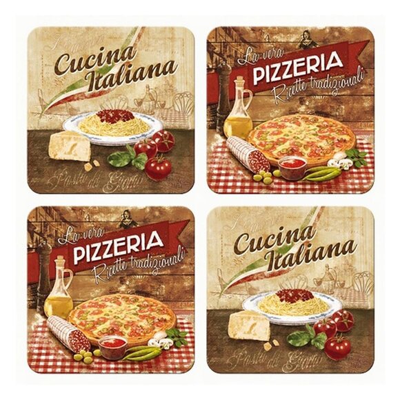 Nostalgic Art Italian Bardak Altlığı Set - 1