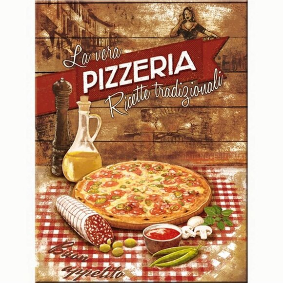 Nostalgic Art Pizzeria La Vera Magnet 14289 - 1