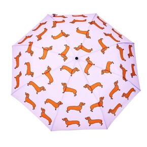 Original Duckhead Duck Kompakt Şemsiye Dachshund Purple - 5