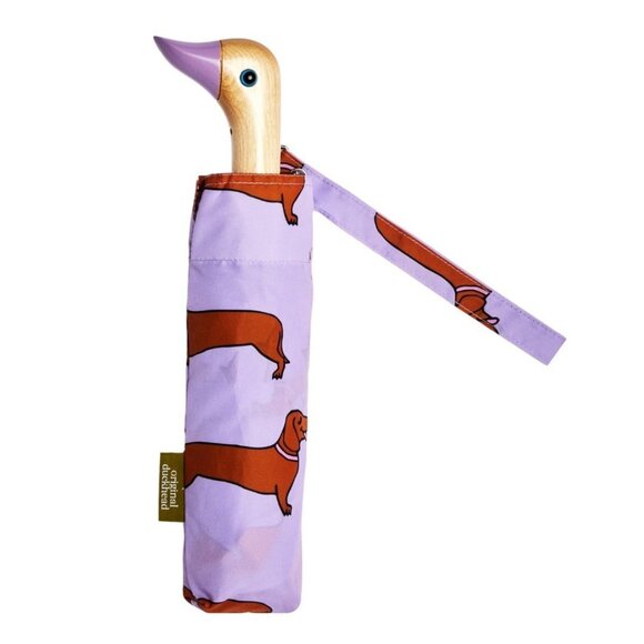 Original Duckhead Duck Kompakt Şemsiye Dachshund Purple - 1