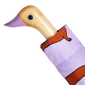 Original Duckhead Duck Kompakt Şemsiye Dachshund Purple - 3