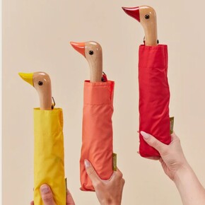 Original Duckhead Duck Kompakt Şemsiye Kırmızı - 6