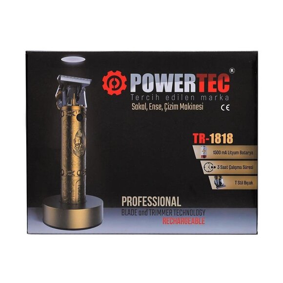 Powertec TR-1818 Sakal ve Ense Tıraş Makinesi - 3
