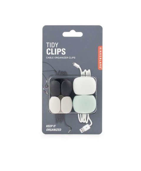 Kikkerland TIDY CLIPS Kablo Toparlayıcı Klips Seti - 1