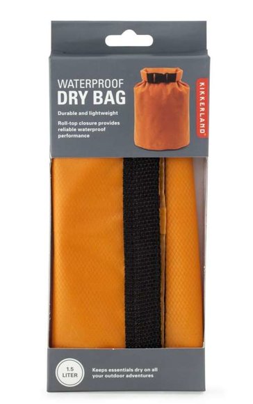 Kikkerland WATERPROOF BAG Su Geçirmez Çanta Turuncu - 1